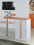 Mesón counter de atención Stand