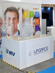 Mesón counter de atención Stand