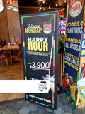 Tótem publicitario de 3 caras