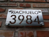 Letreros Placa de Acero Inoxidable